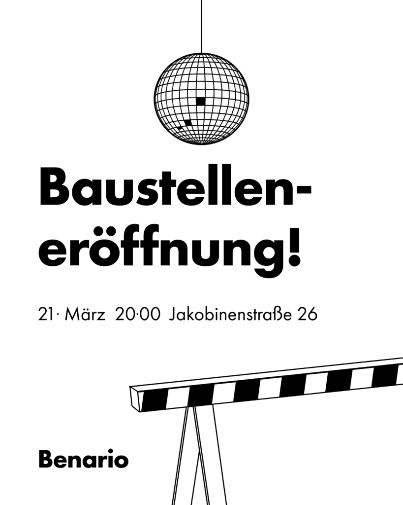 Baustelleneröffnung! 21. März  20.00 Jakobinenstraße 26